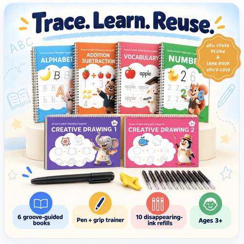 Grooved Handwriting Set for Kids